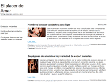 Tablet Screenshot of elplacerdeamar.com